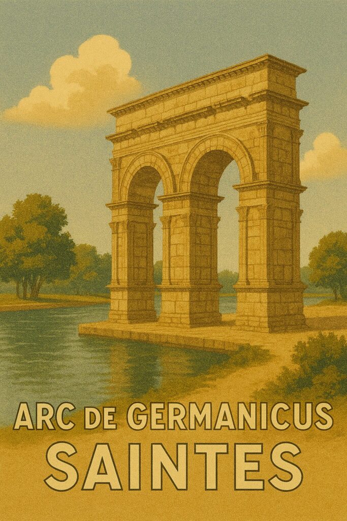Germanicus-Bogen in Saintes - Illustrationsbild