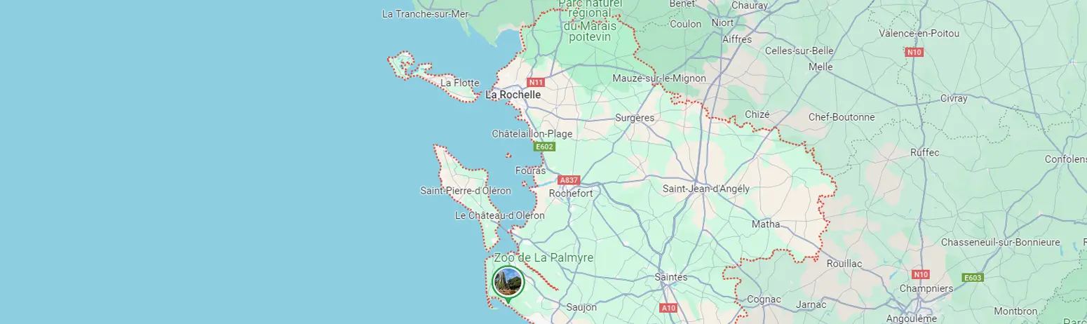 charente maritime map