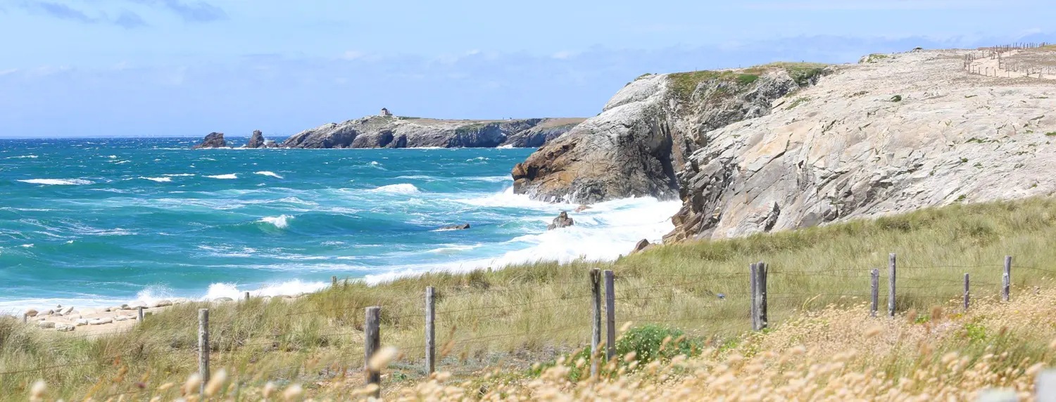 wat te doen in quiberon - foto van de wilde kust