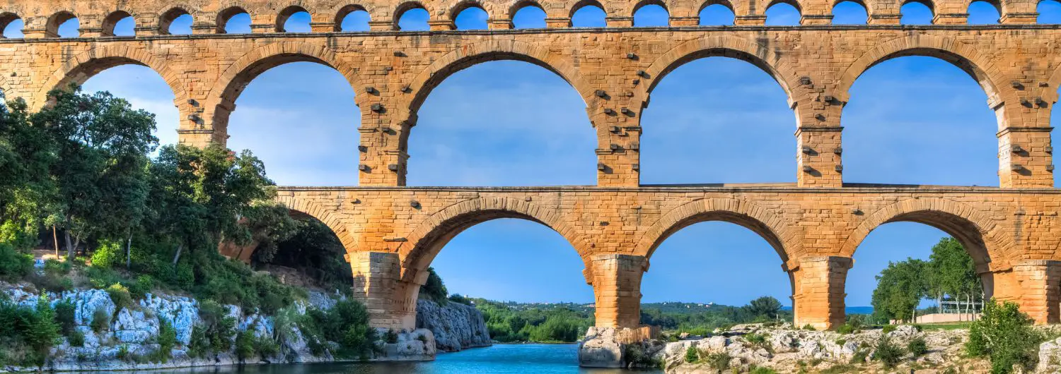 Pont du Gard - unesco-weltkulturerbe in frankreich