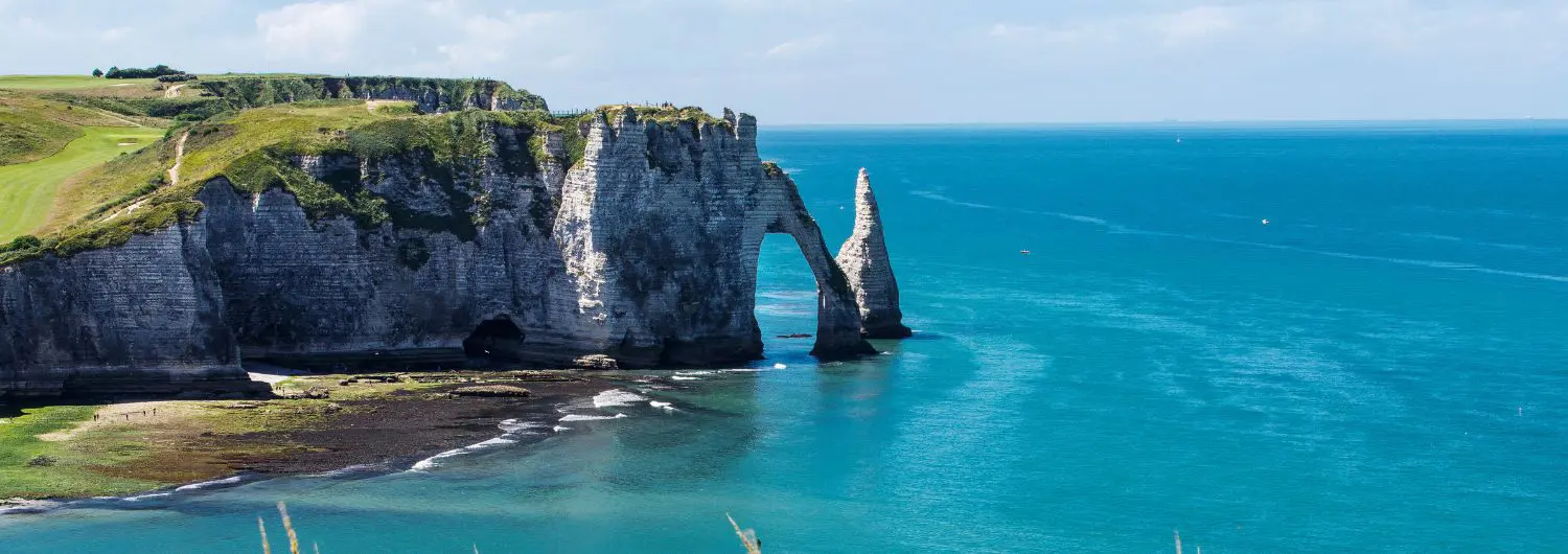 étretat - kliffen en dorp