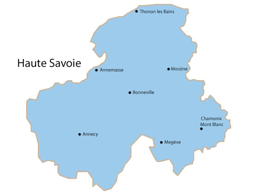 Carte De La Haute Savoie Détaillée