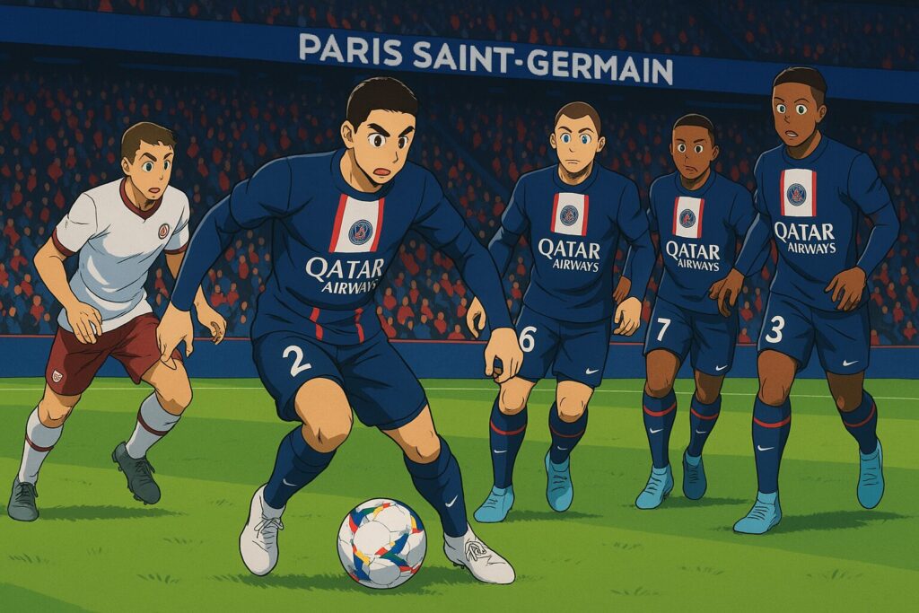 Paris Saint Germain Football Club Bild zur Veranschaulichung
