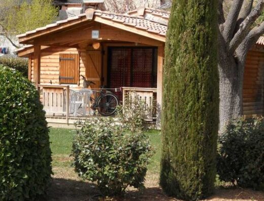 6-persoons chalet aan de rivier - Drôme Provençale, La Vallée Bleue.