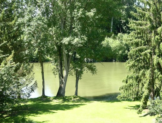 Fietsen langs de Seine, vakantiehuisjes met 6 eenpersoonsbedden, een verborgen tuintje aan het water