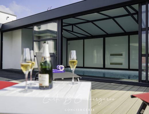 Perle House 6 Pers with Covered Pool and Sea View