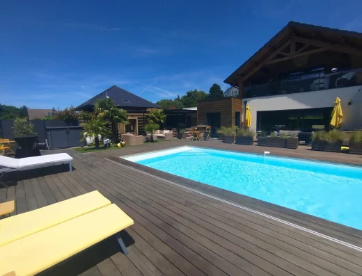Chalet du Bonheur met verwarmd zwembad, jacuzzi en sauna - Aix-les-Bains