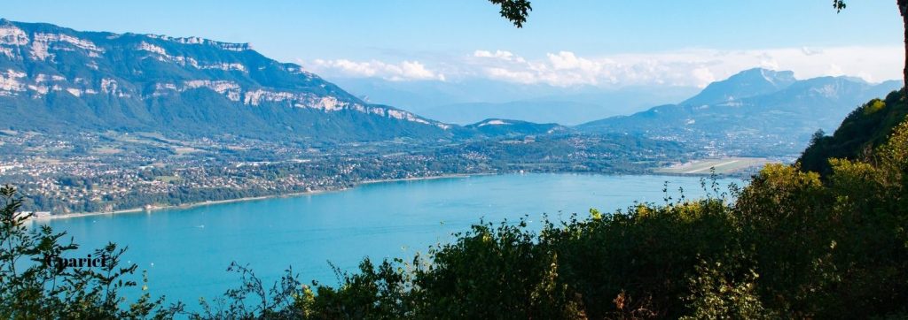 Aussichtspunkt auf den Lac du Bourget von der Chapelle du Chat aus