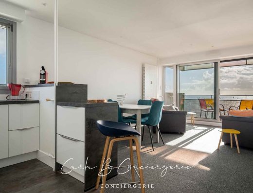 Appartement Le Nassau - zeezicht 2 personen Concarneau