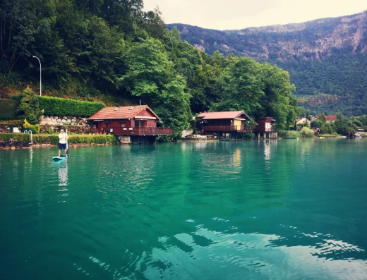 Chalet met privétoegang tot het meer van Aiguebelette - 4 Pers