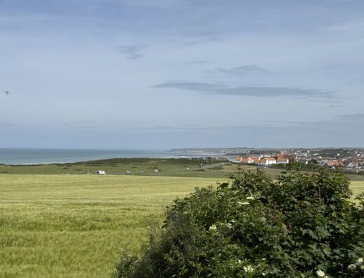 Wimereux, Baie Saint Jean facing sea and countryside