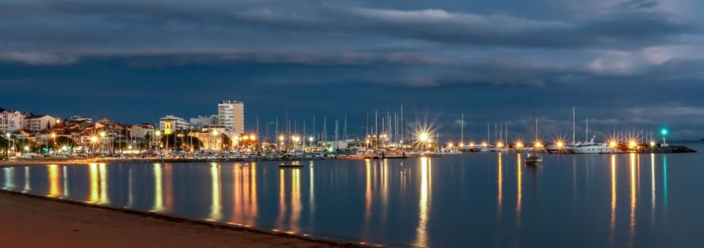 Sainte-Maxime vue de nuit