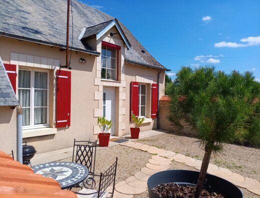 Au Gîte des Roseaux au pied du canal. 4 personnes/2 chambres